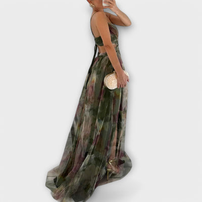 Douwina™ | Maxi dress with fitted bodice