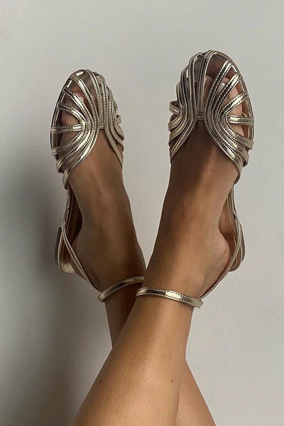 Aurelia Vinta™ | Woven Elegance Sandals