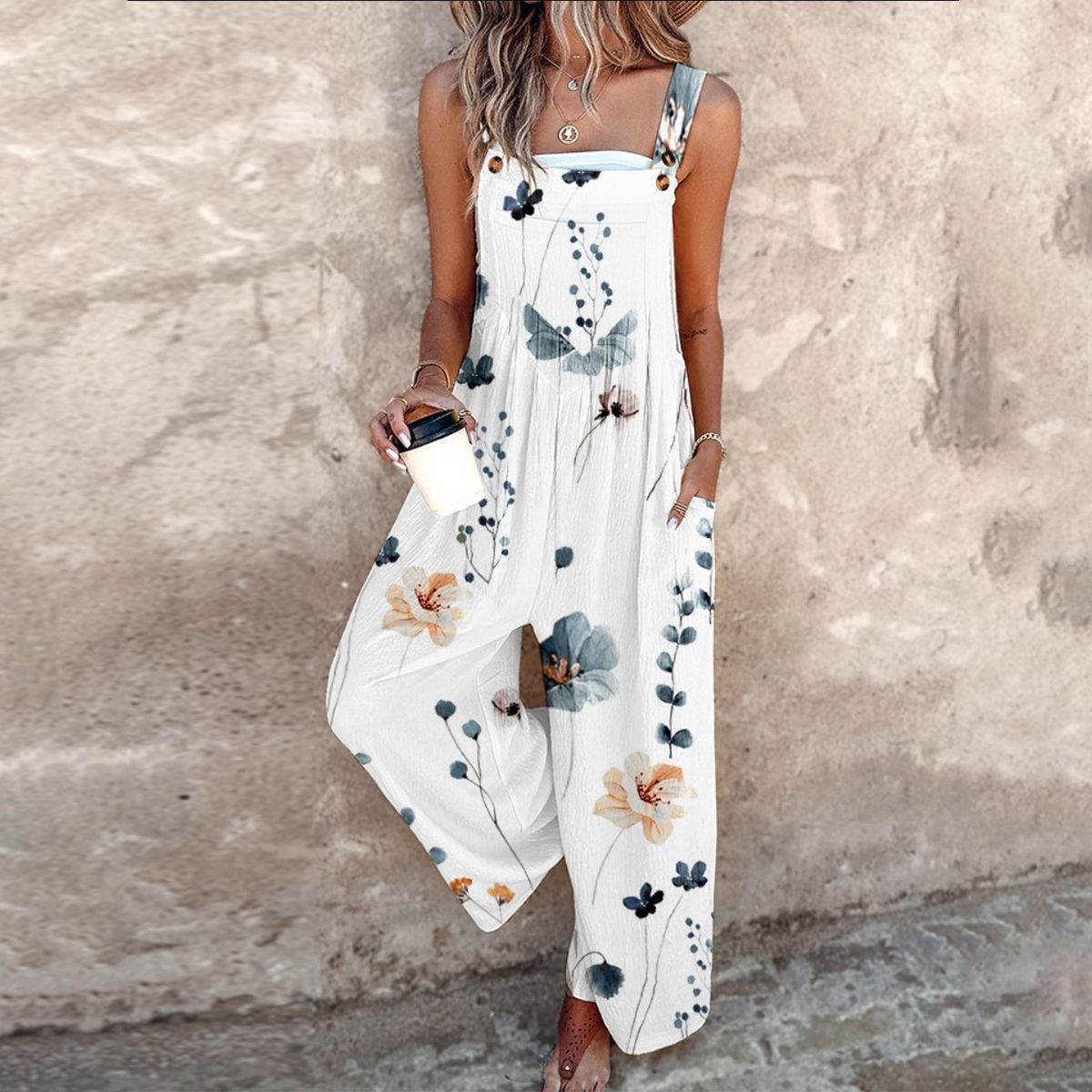 Christine™ | Floral Print Jumpsuit
