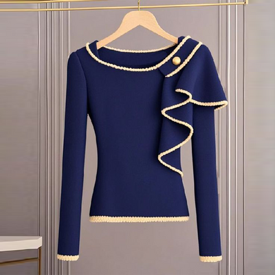 Fresh Blue Long Sleeve Sweater