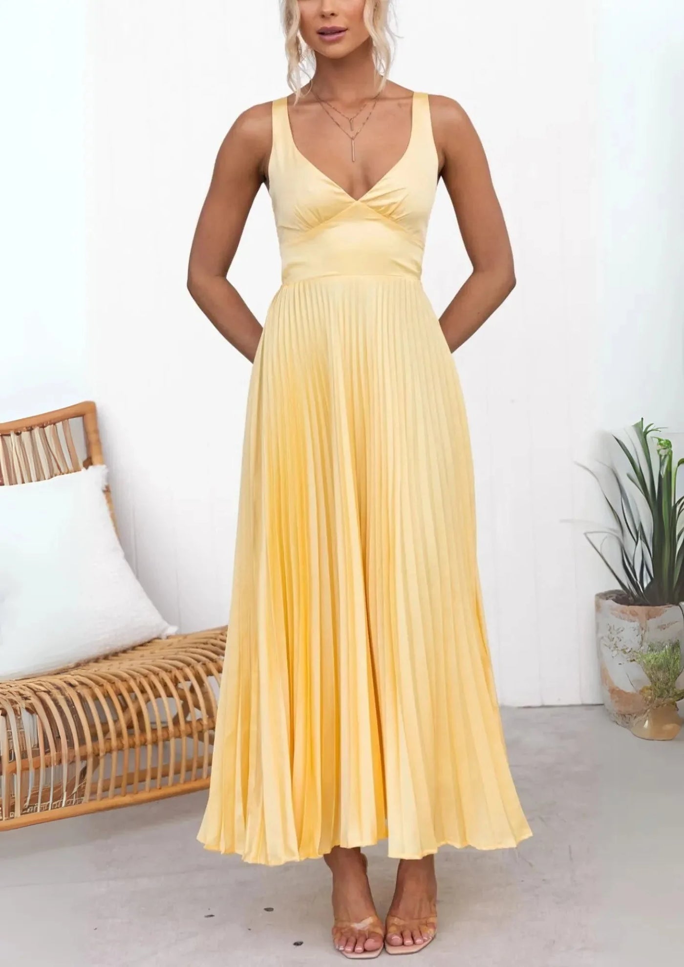 Long Yellow Dress