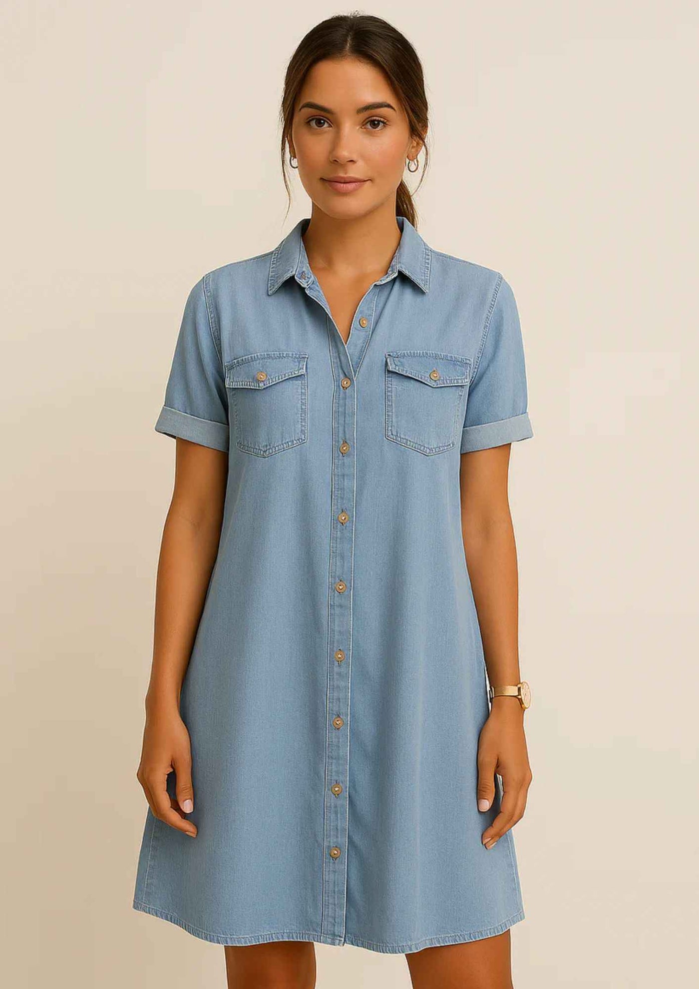 EasyFit Denim Dress