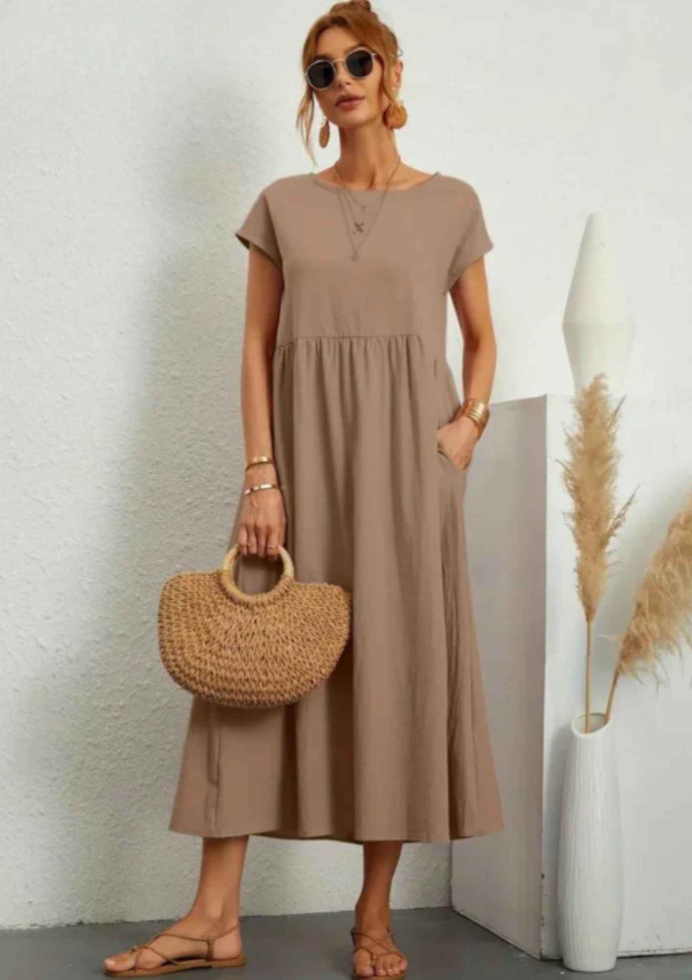 Cotton Vest with Floating Style