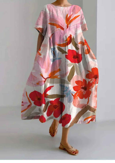 Flowered Summer Dress