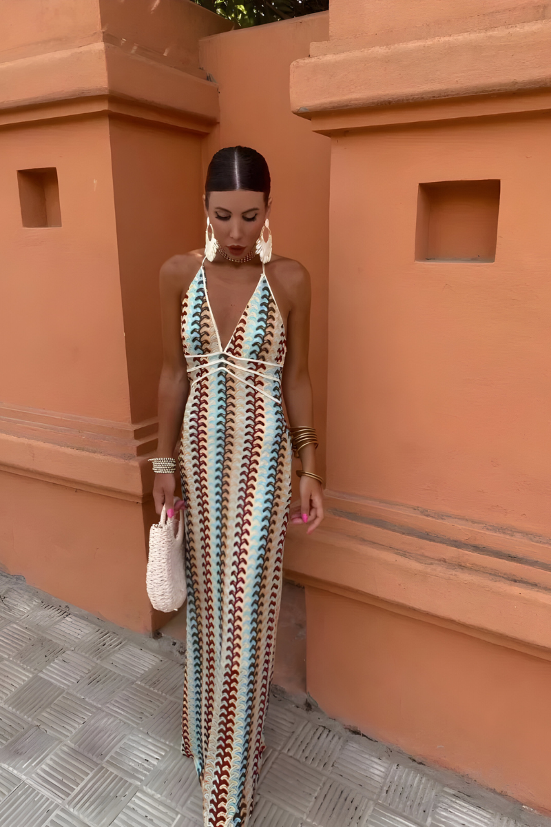 Lunara™ | Ethereal midi dress with batwing sleeves