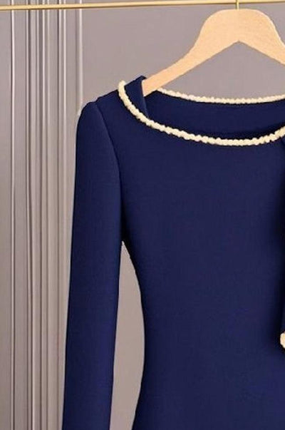 Fresh Blue Long Sleeve Sweater