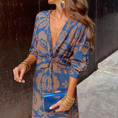 Isaura™ | Elegant dress with long sleeves