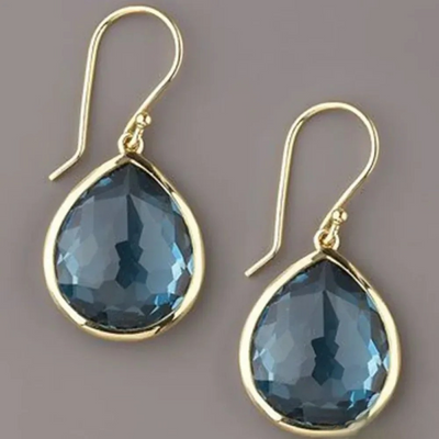 Elysian Vespera™ | Celestial Sapphire Drop Earrings