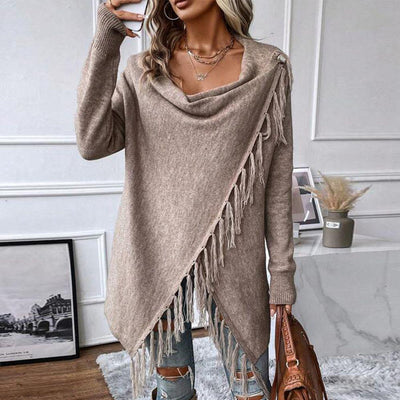 Modern Plain Long Sleeve Sweater