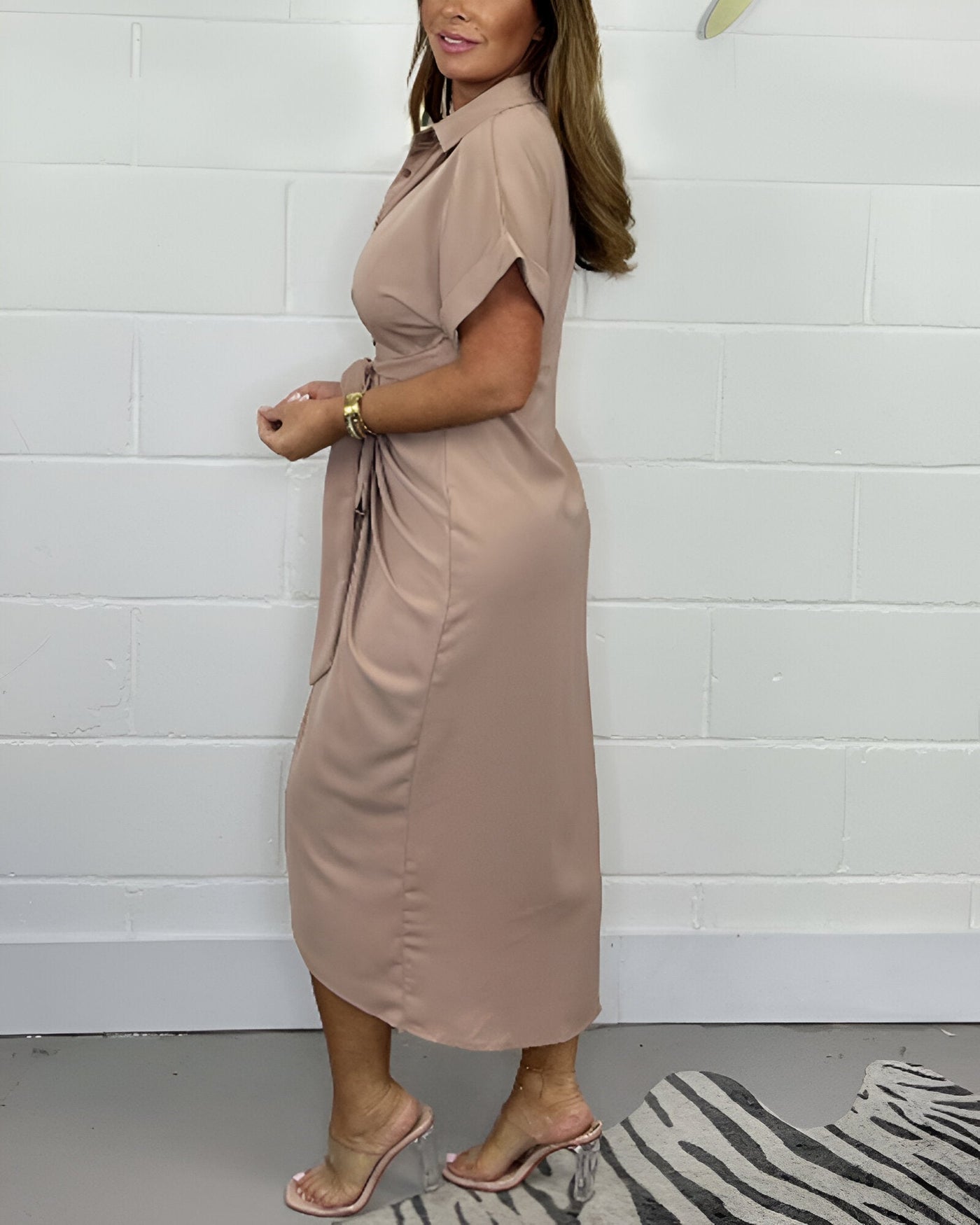 Laura™ | Elegant Pleated Dress