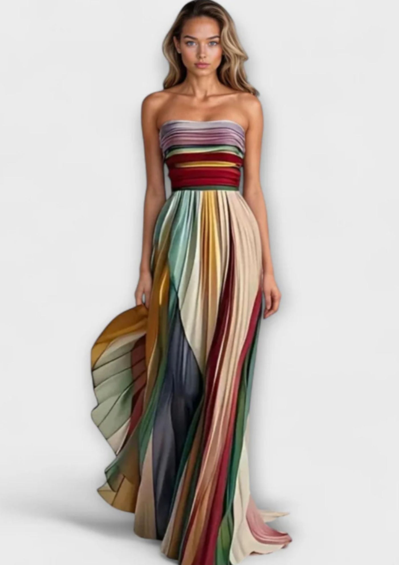 Elegant Strapless Dress