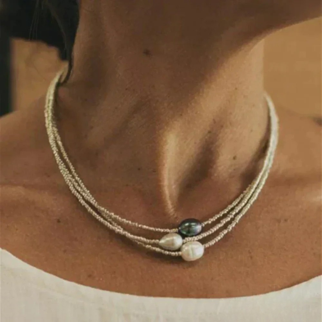 Aurelioux™ | Vintage Freshwater Pearl Necklace
