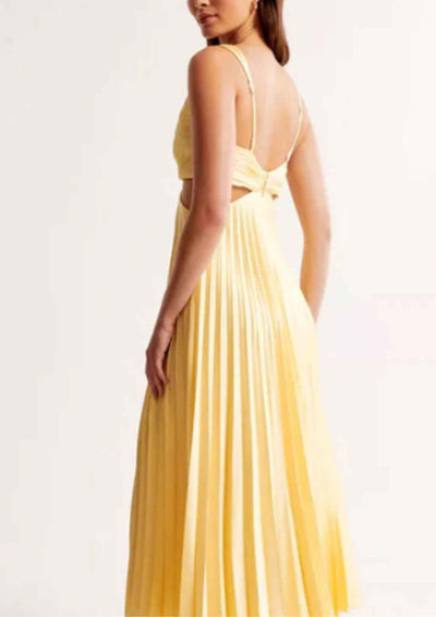 Long Dress with V-Neck