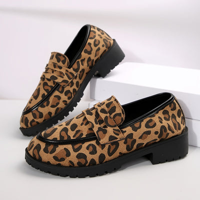 Mirabel™ | Leopard Print Loafers