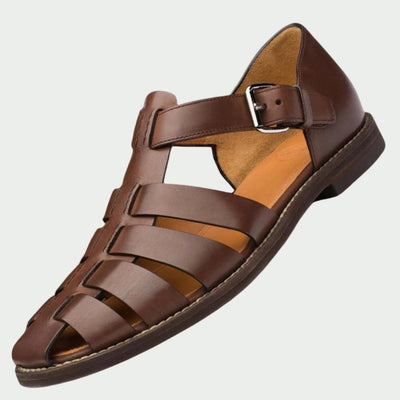 Premium leather sandals for men