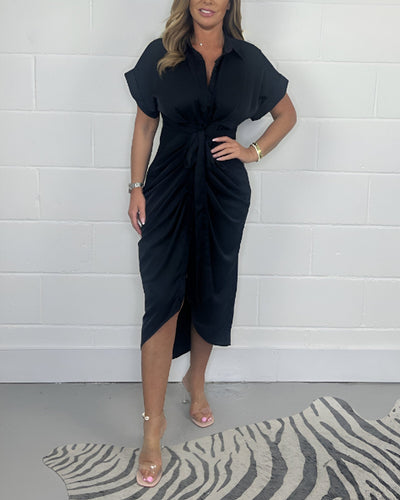 Laura™ | Elegant Pleated Dress