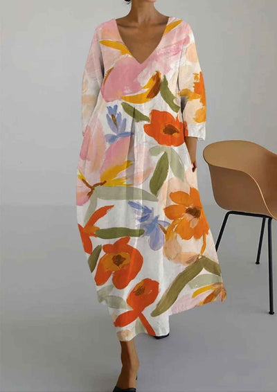 Flowered Summer Dress