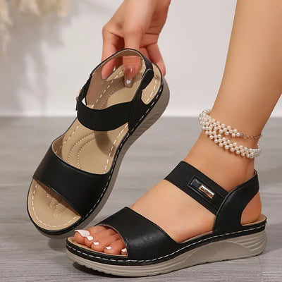Paige - Comfort Cushioned Wedge Sandals