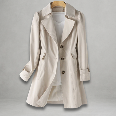 Milly™ | Elegant Longline Button-Down Coat