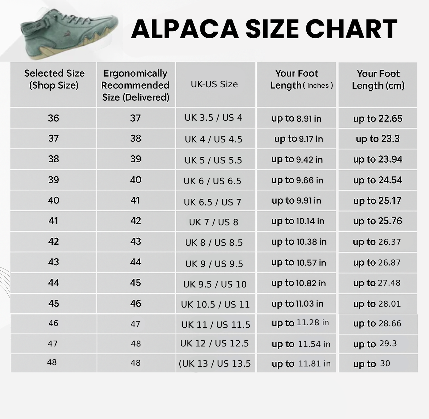 Alpaca - Ergonomic, Waterproof & Pain-Relieving Leather Barefoot shoe