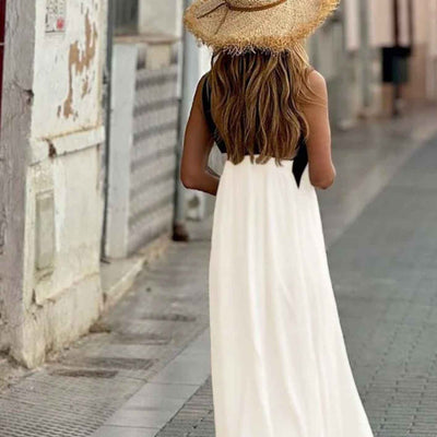 Sienna Dress with Cross Neckline