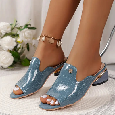 Thalira™ | Chunky Heel Sandals
