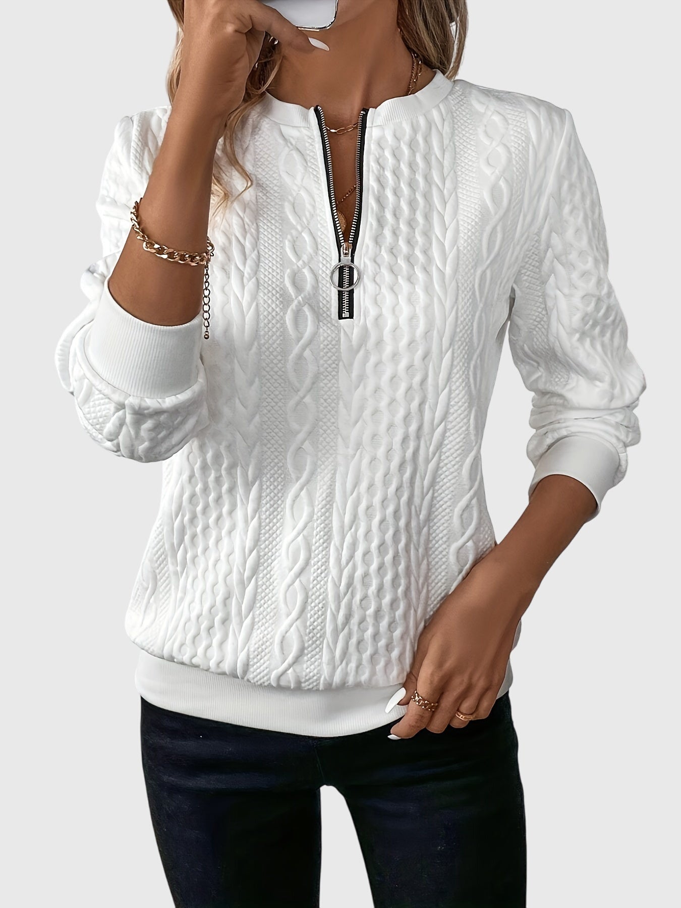 Elowen™ | Cardigan with Asymmetrical Hem