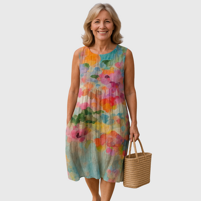 Thalira™ | Summer Midi Dress