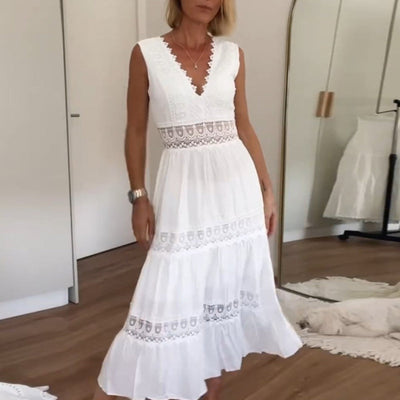 Sien™ | Dress with V-Neck