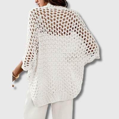 Amandine - Elegant Crocheted Cardigan for Women with Refined Style