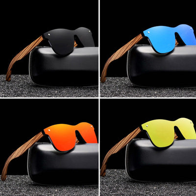 Bergen Zebrano Wooden Sunglasses