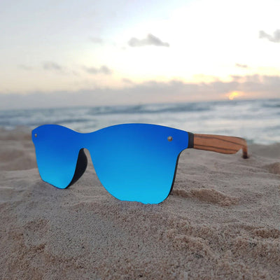 Bergen Zebrano Wooden Sunglasses