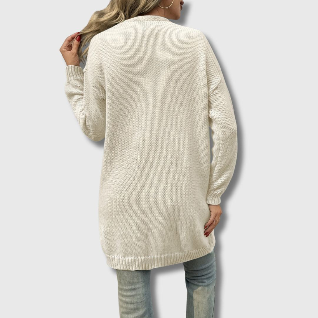 Gaëlle - Elegant Long Cardigan for Women