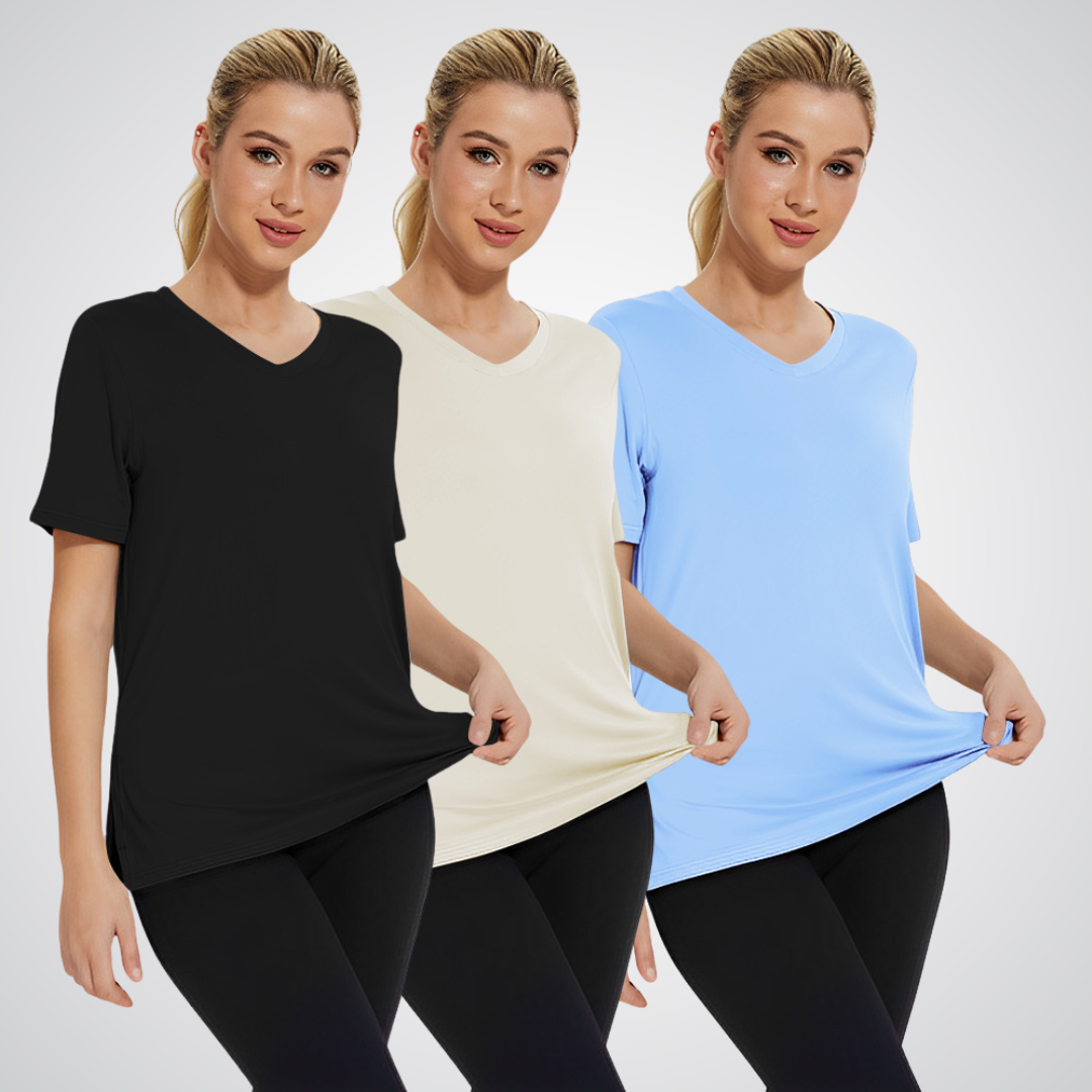 VICTORIA™ - Casual Loose Fit Tee (Pack of 3)