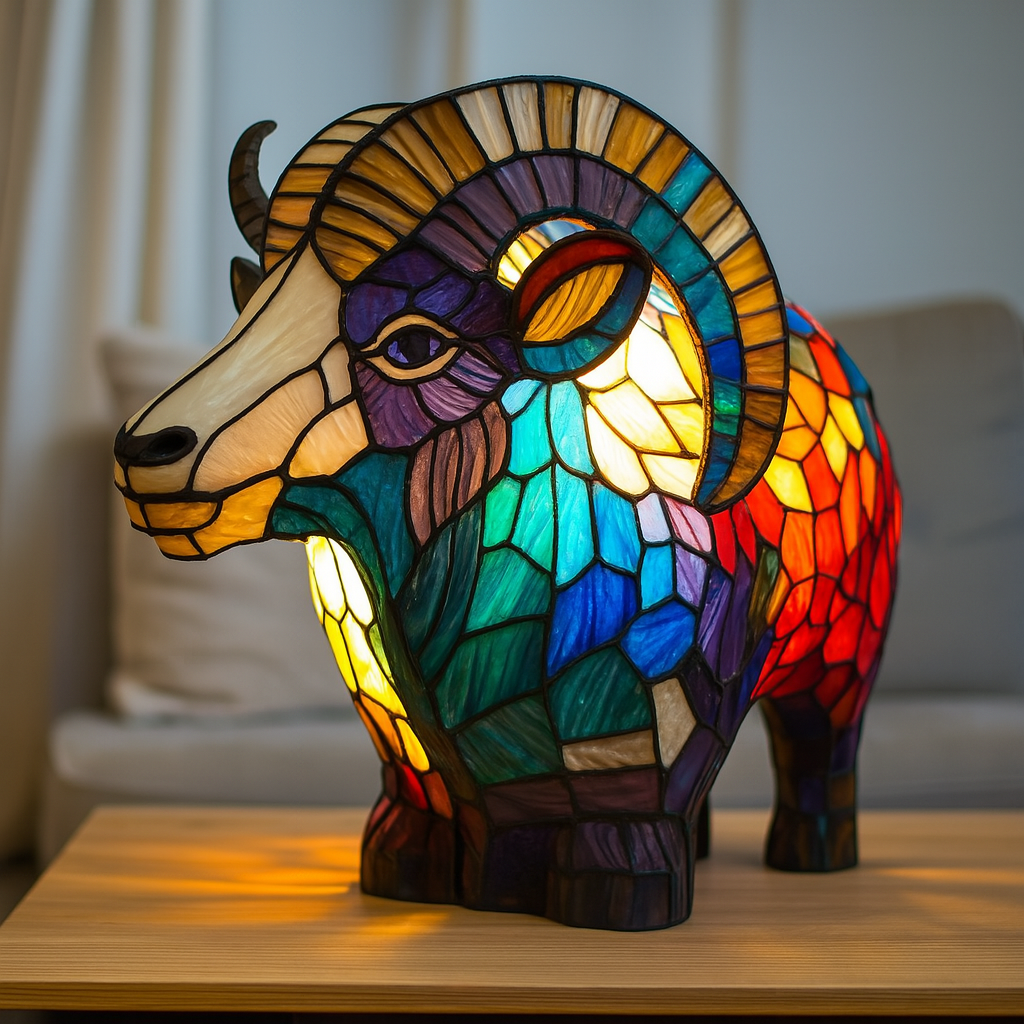 Bijou | Magic Goat Lamp in Colored Glass
