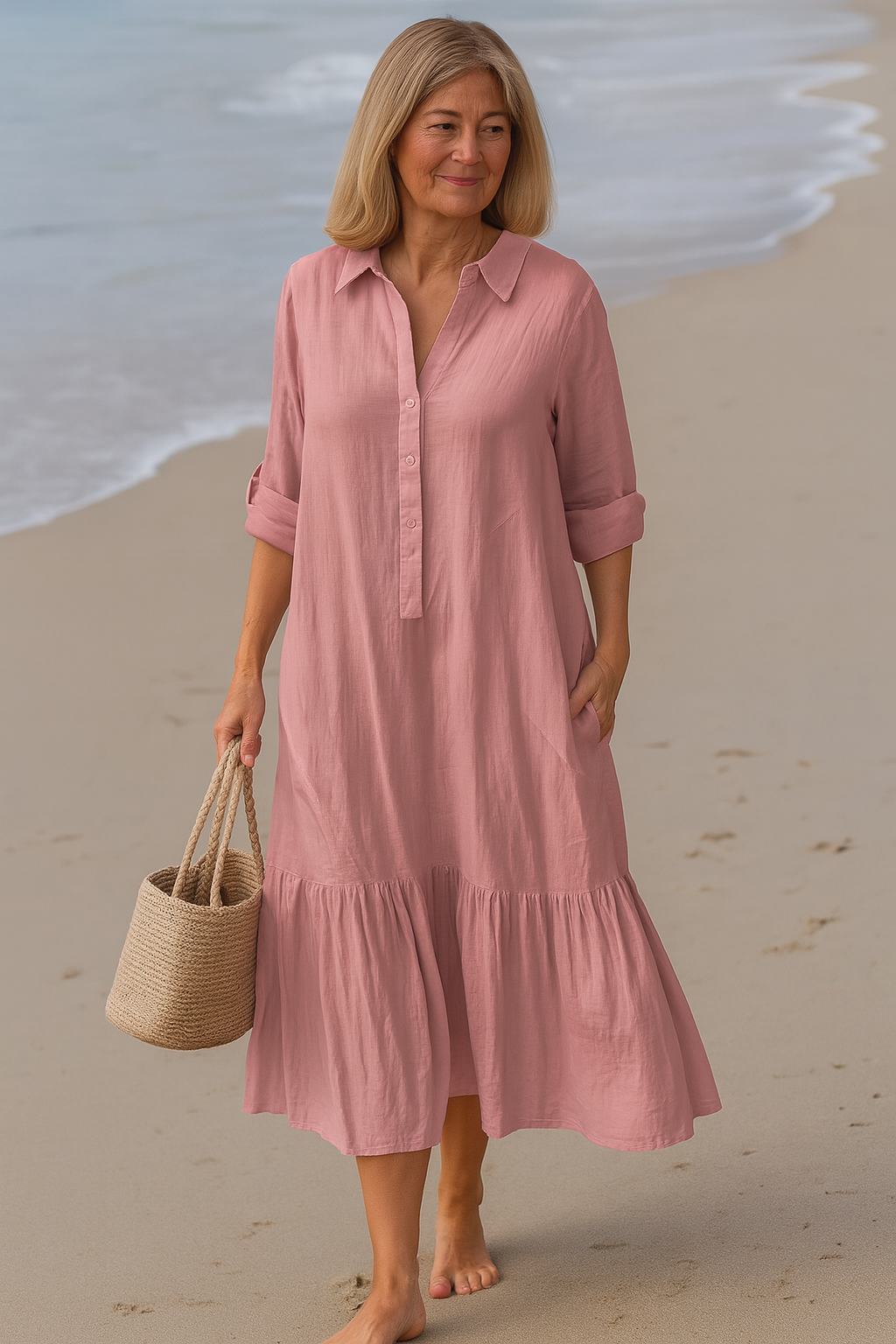 Aveline™ | Collared Hemline Summer Dress
