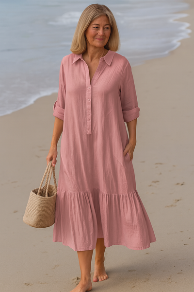 Aveline™ | Collared Hemline Summer Dress