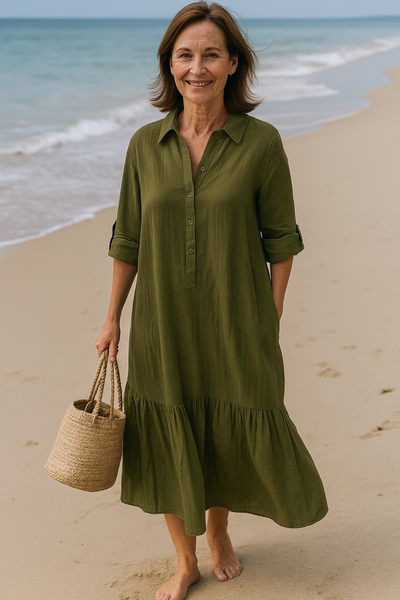 Aveline™ | Collared Hemline Summer Dress