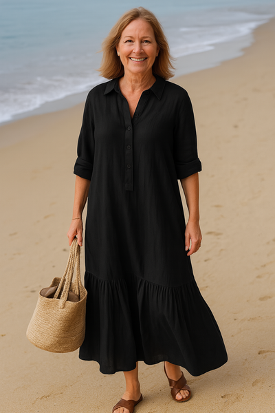 Aveline™ | Collared Hemline Summer Dress