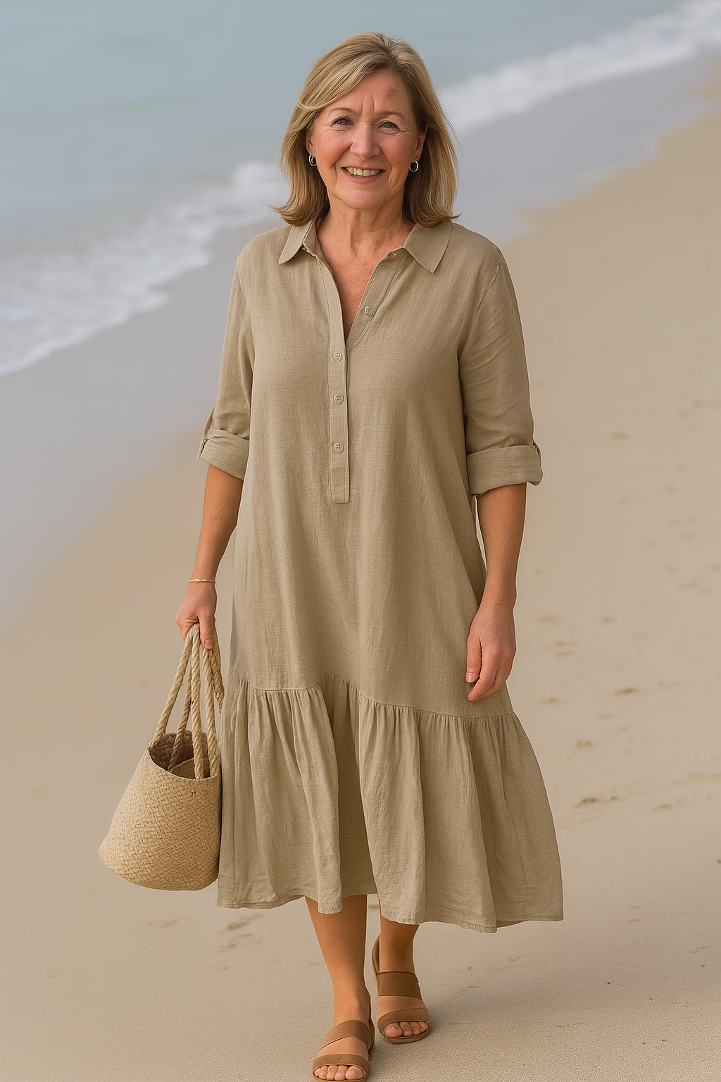 Aveline™ | Collared Hemline Summer Dress