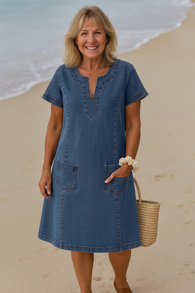 Elarwen™ | Casual Denim Summer Dress