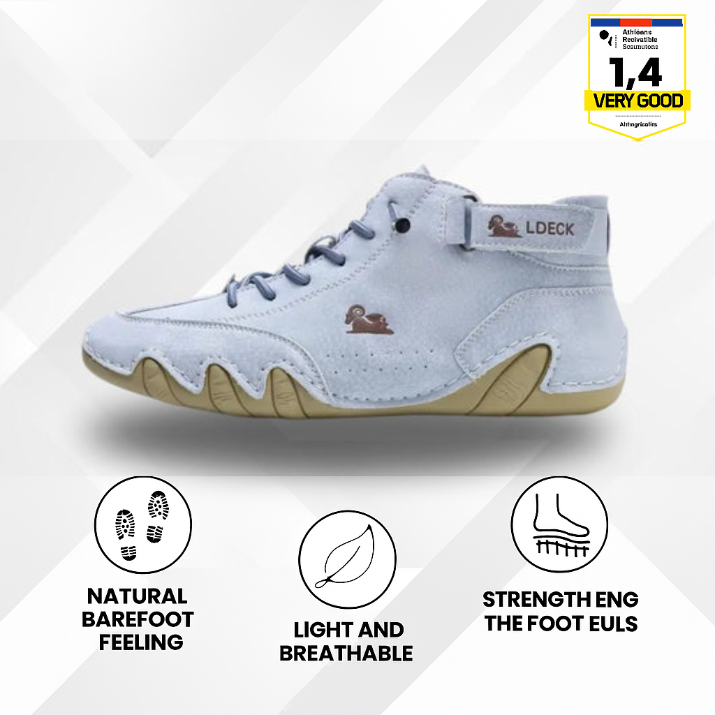 Alpaca - Ergonomic, Waterproof & Pain-Relieving Leather Barefoot shoe