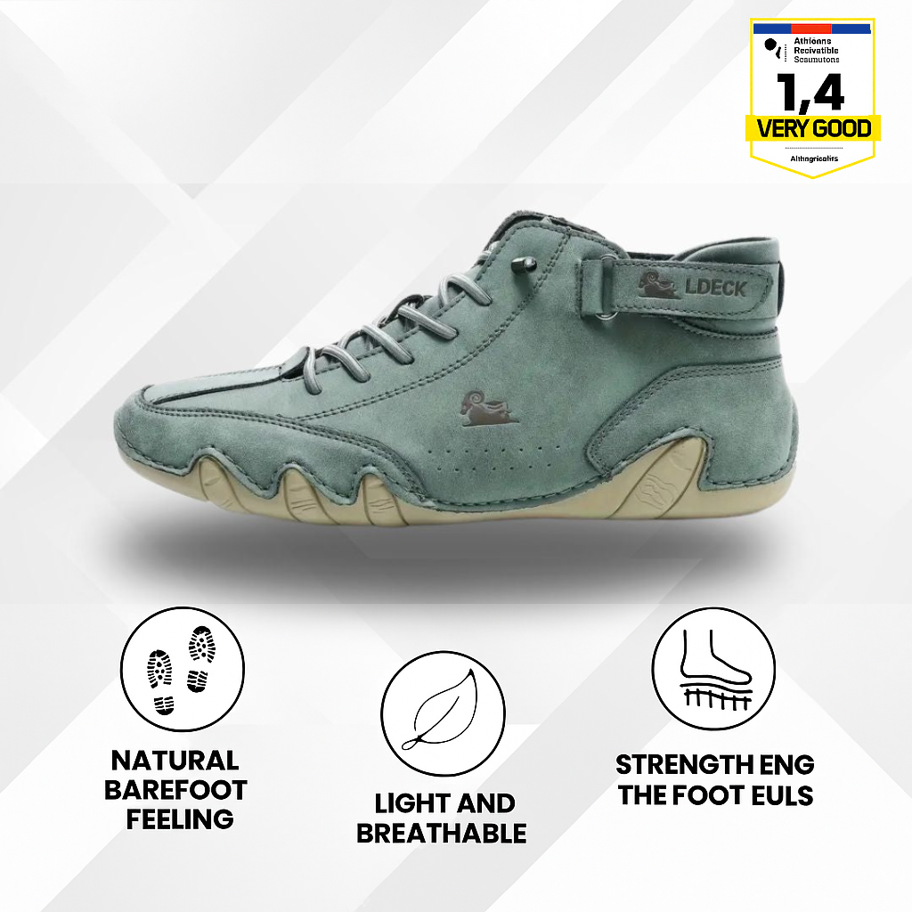 Alpaca - Ergonomic, Waterproof & Pain-Relieving Leather Barefoot shoe