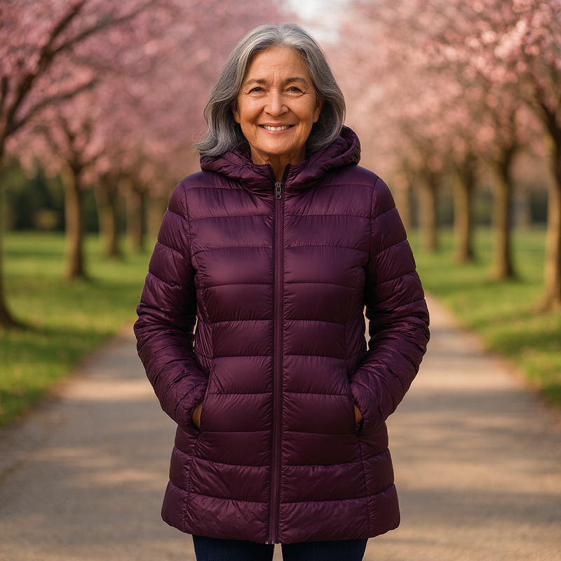 Thalira™ | Long Padded Mid-Season Jacket