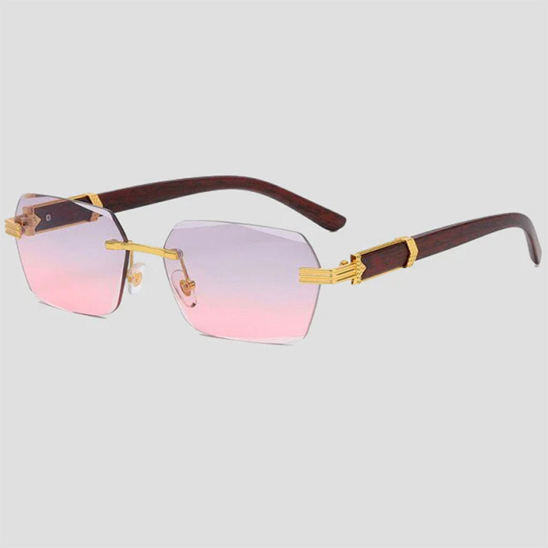 Felix Grant Rimless Gradient Sunglasses