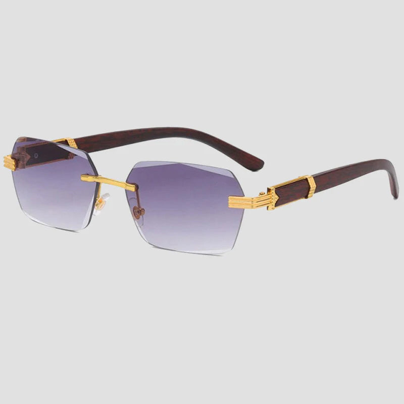 Felix Grant Rimless Gradient Sunglasses