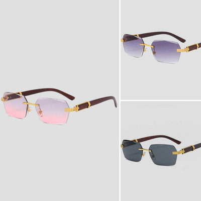 Felix Grant Rimless Gradient Sunglasses
