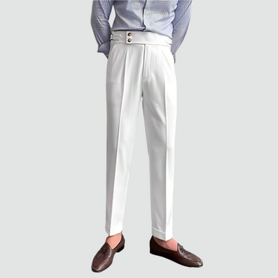 Double Button Italian Suit Pants