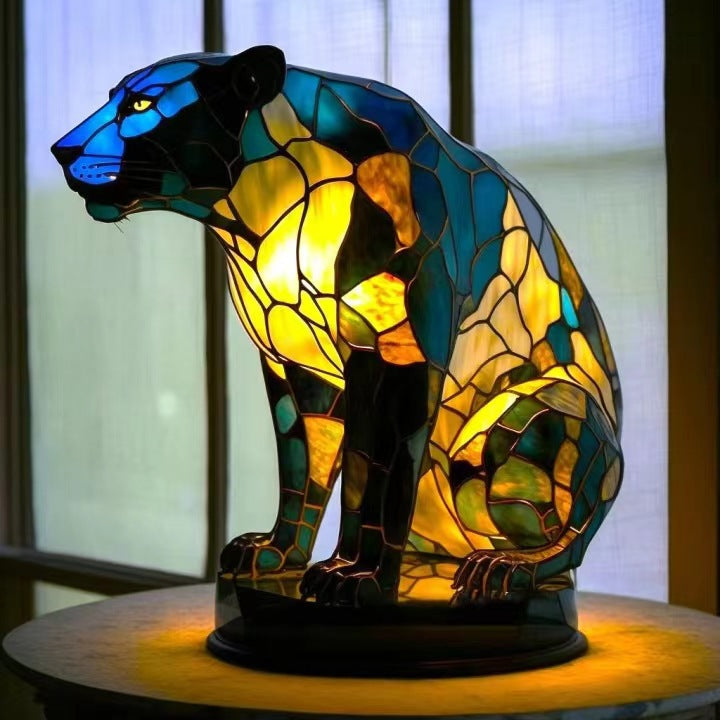Fauve | Panther Lamp Magisk in Colored Glass