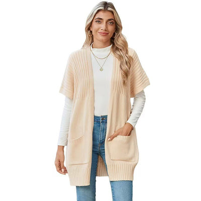 Aeloria™ | Elegant Open-Front Knit Cardigan